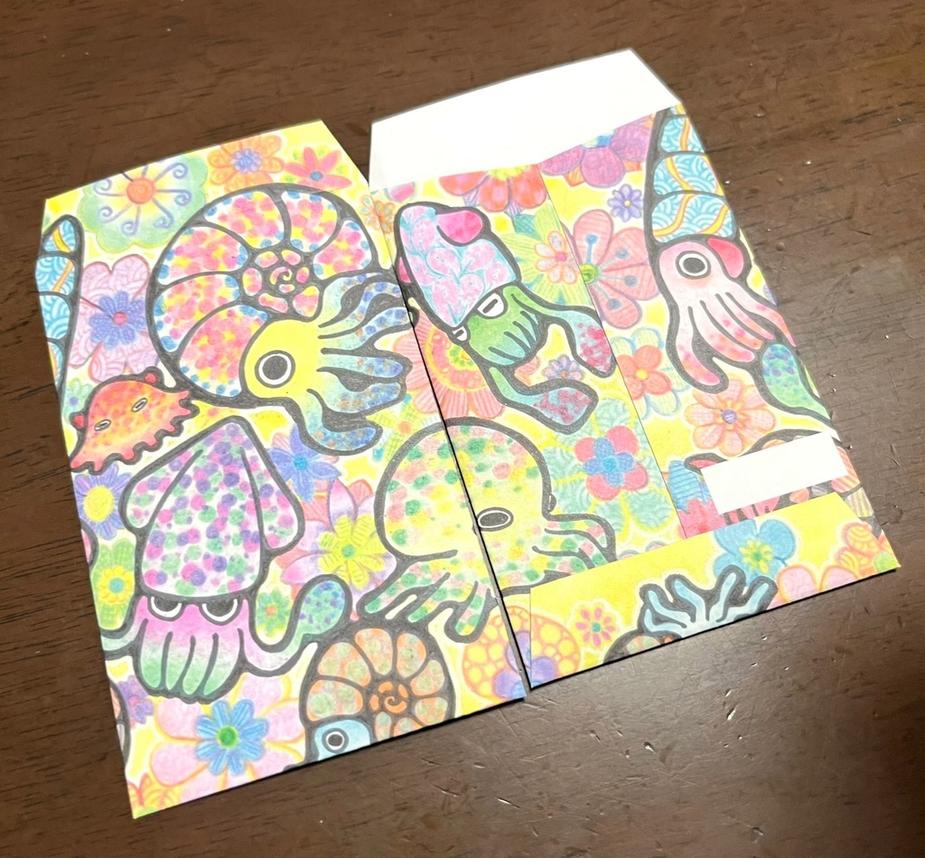 ポチ袋【頭足類いろいろ】