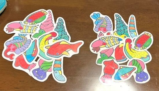 ダイカット風 手作りステッカー