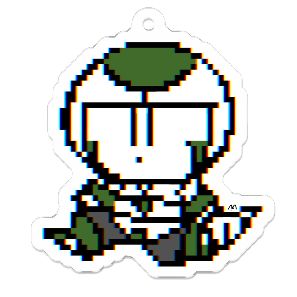 ミニアルビィ ドット絵アクキー