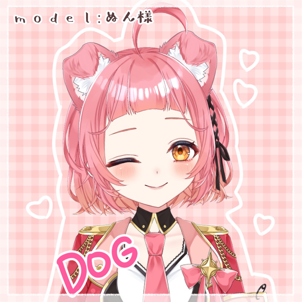 【Live2D素材】色変え自由*ぽよぽよ動くケモ耳4種