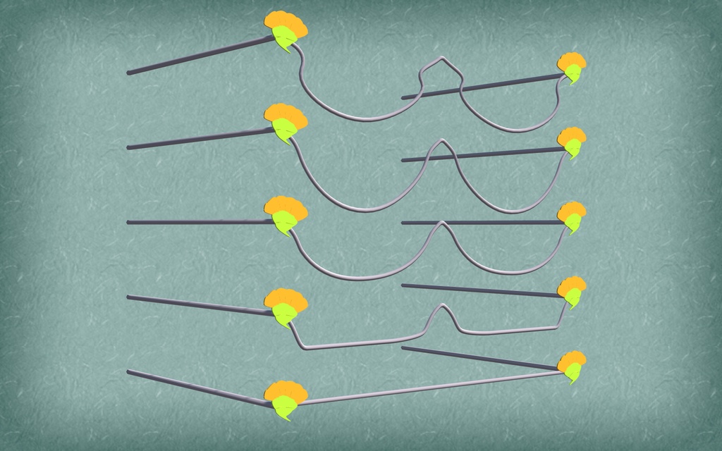 一瞬メガネに見える棒(5x2種セット)