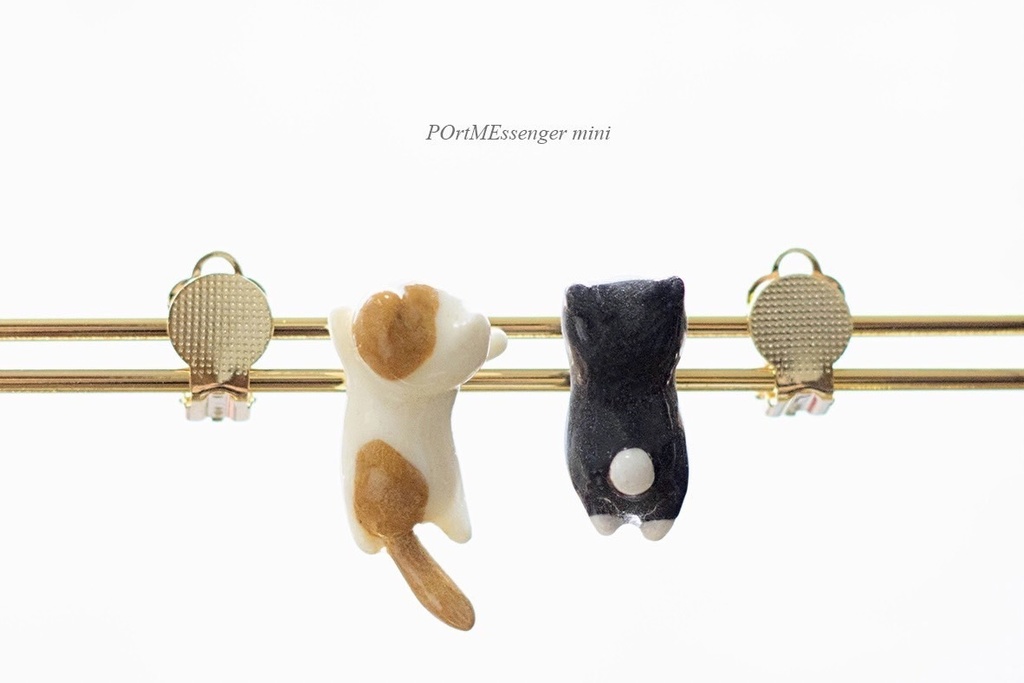 しまぐにゃんこピアス(イヤリング)