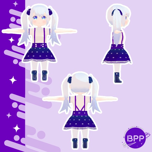 【BPP 3DAvatar】PULSA(パルサ)【VRM】