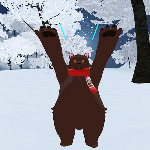 【cluster】マフラーくまさん【VRM】