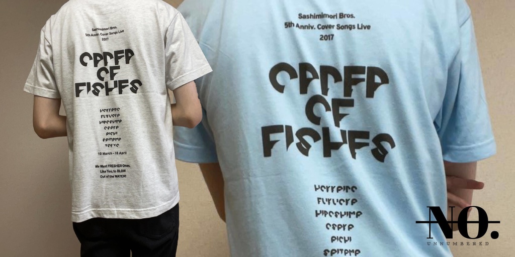 Sashimimori Bros. 5th LIVE“Order of Fishes” Tシャツ