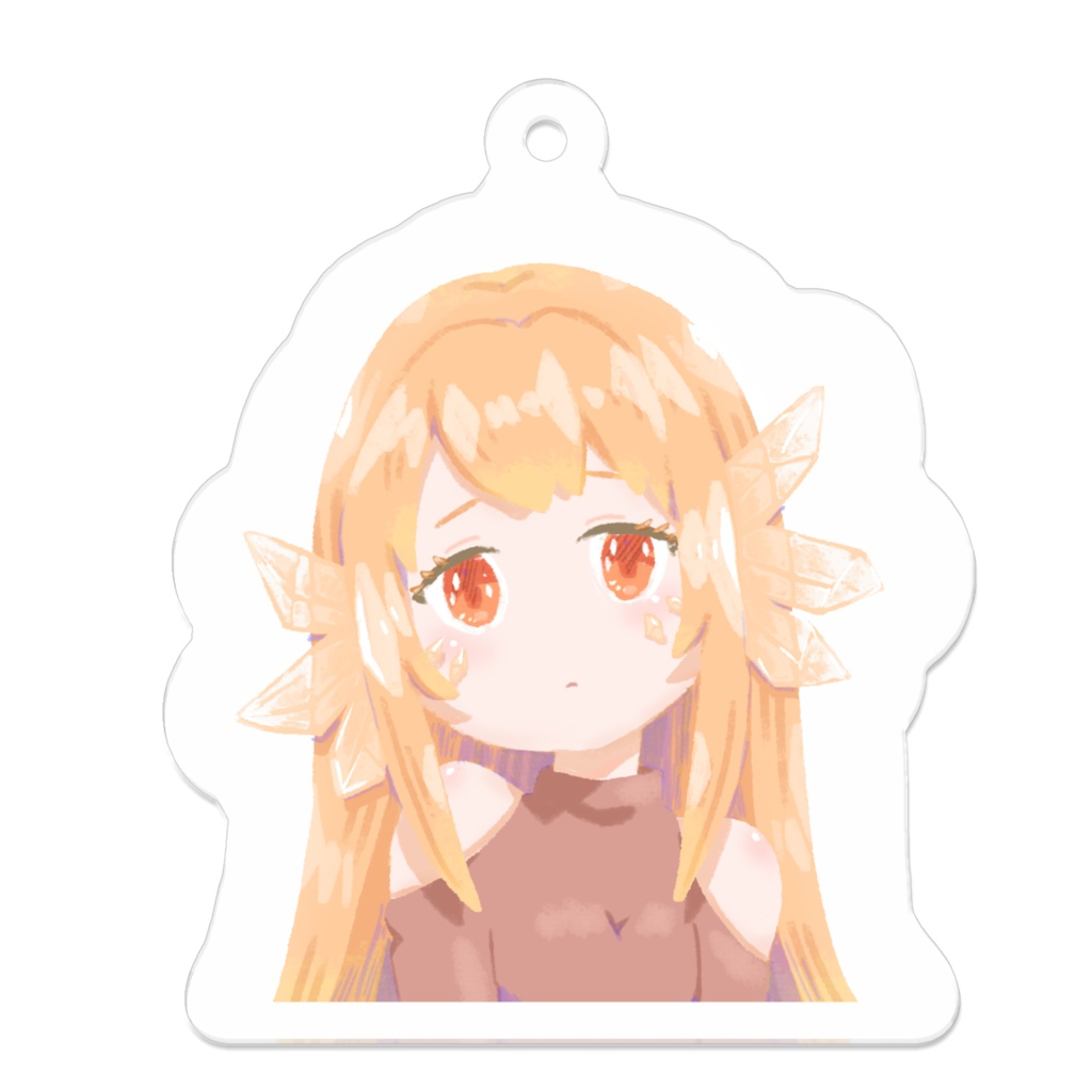 トパーズ アクリルキーホルダー