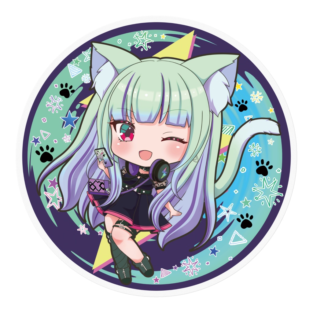 緑川アリーSDキャラステッカー