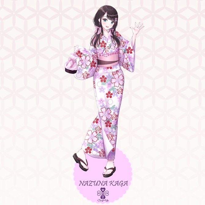 花芽なずな　浴衣アクリルスタンド