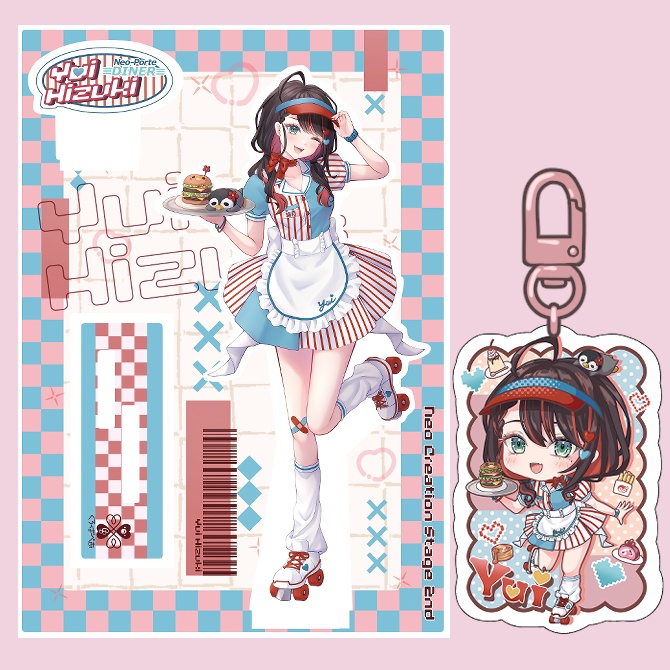 緋月ゆいフレーム付きアクスタ＆アクキーセット
