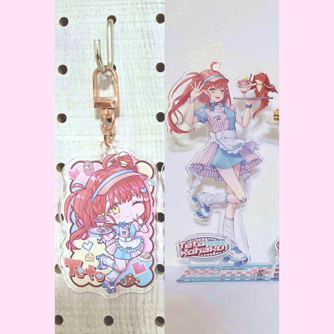 心白てとフレーム付きアクスタ&アクキーセット