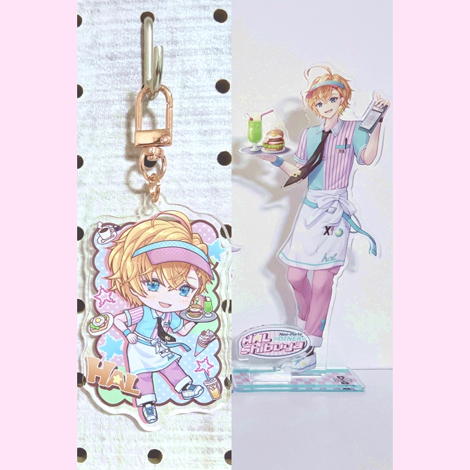 渋谷ハルフレーム付きアクスタ&アクキーセット