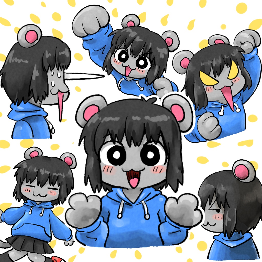 イラスト6種