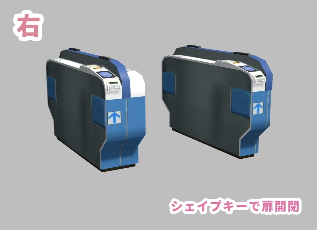 駅の自動改札口キット