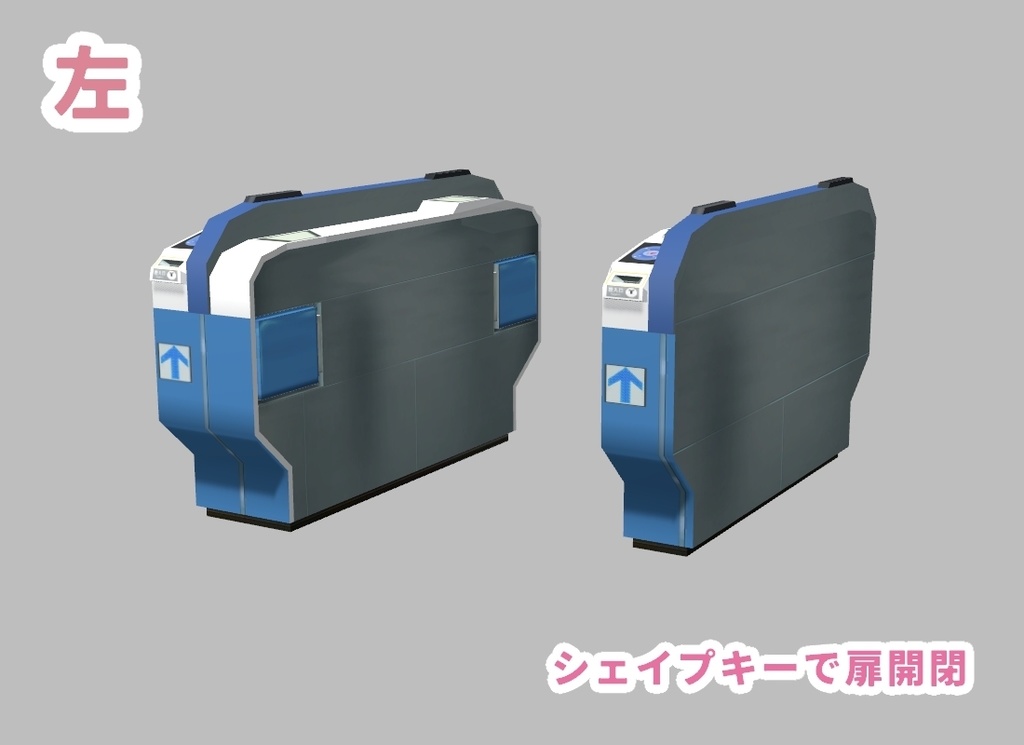 駅の自動改札口キット