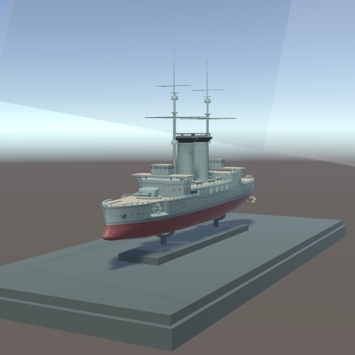 プラモデル風軍艦 戦艦「三笠」