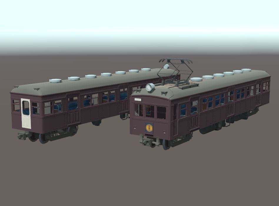 電車 17m級旧型国電 昭和レトロ