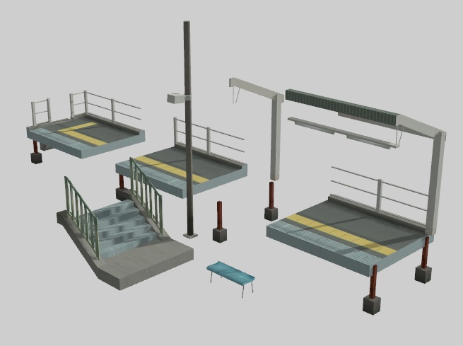 駅ホームキットA