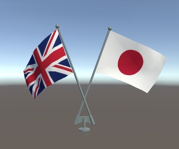 卓上旗（国旗）