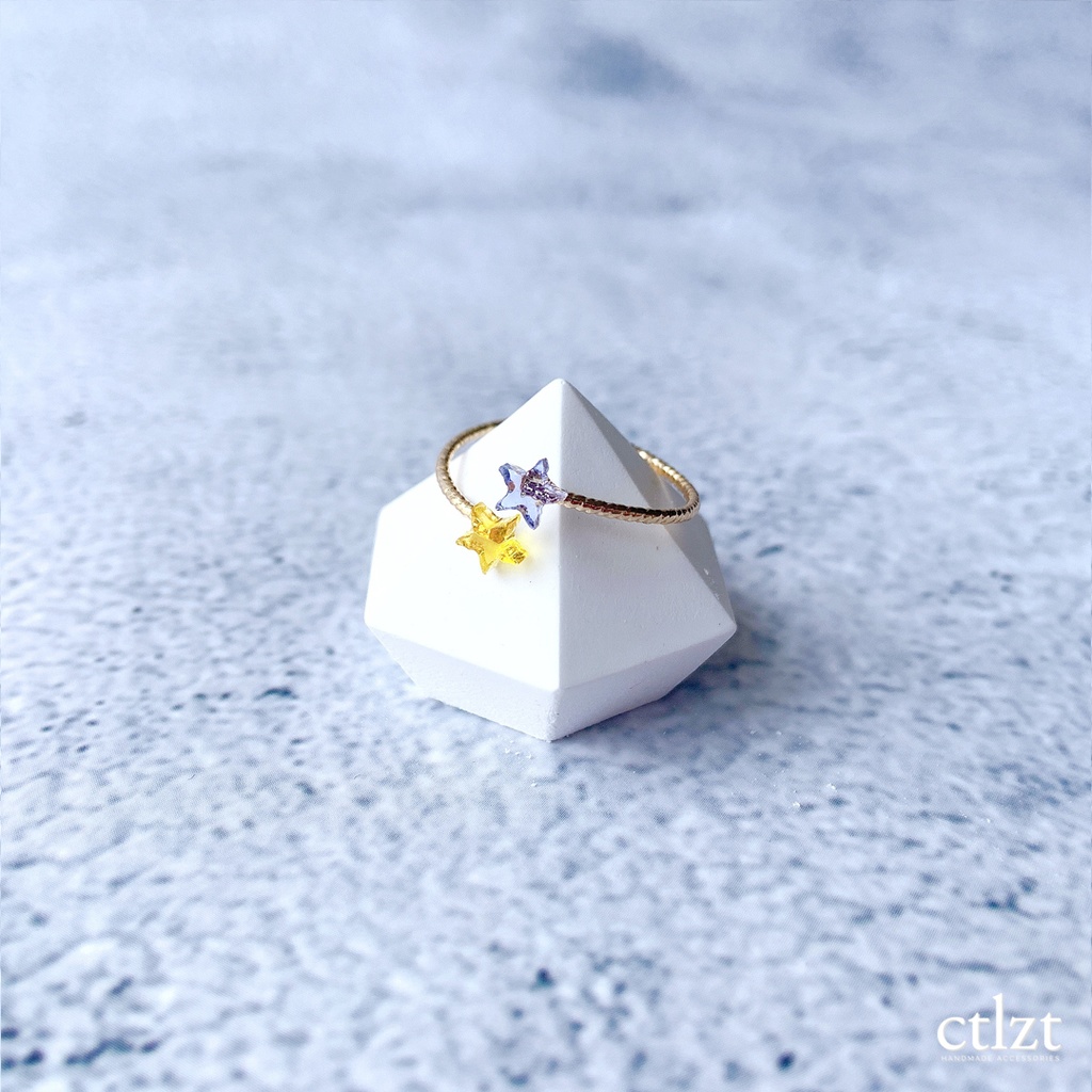 【非公式】Aster Arcadia アスター・アルカディア イメージ  3点セット 星 指輪