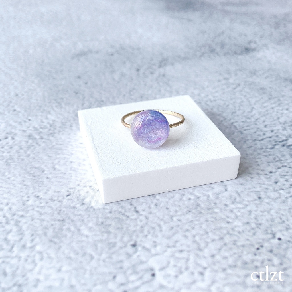 【指輪 】Round No.001 葵色 牡丹