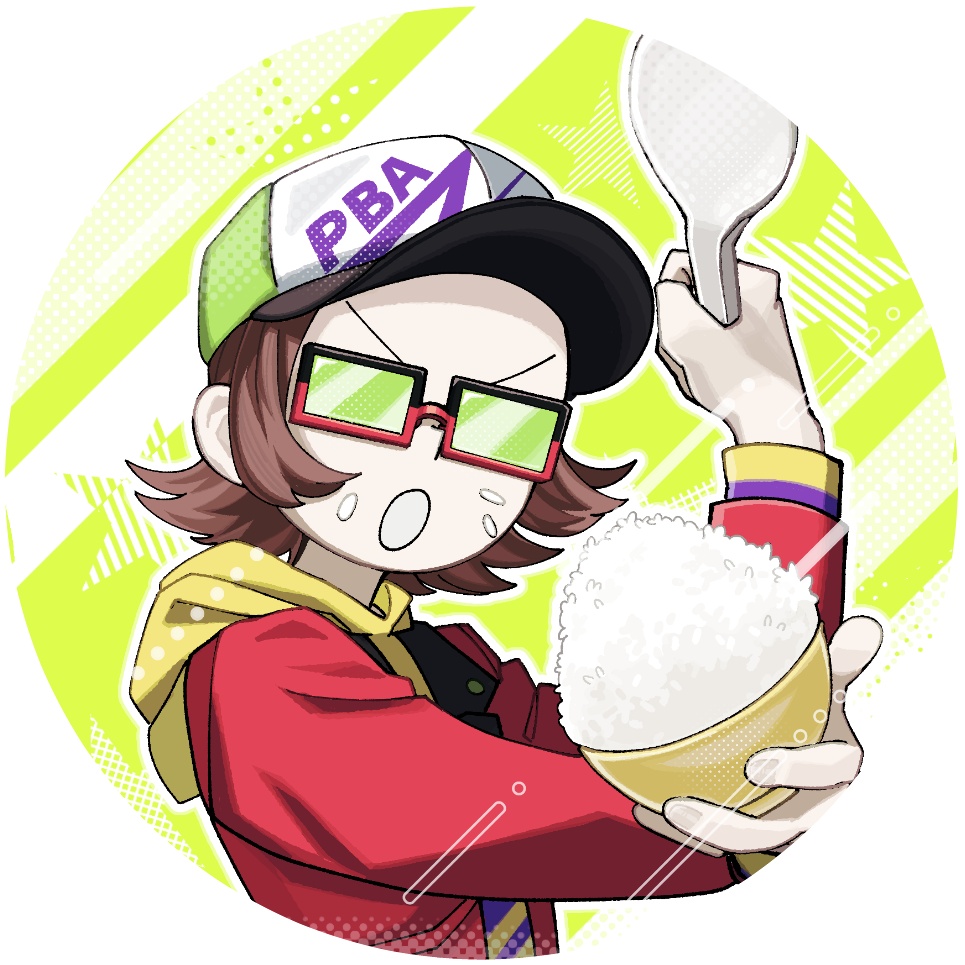 お米缶バッジ