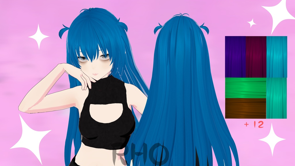 (RHO) Bliss Revolution Hair Texture (VRoid)