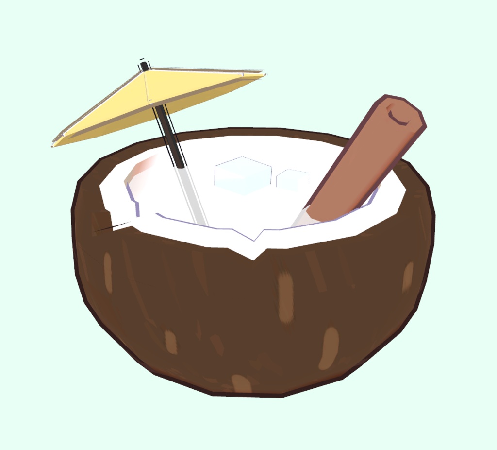【免费/無料/Free】椰子汁/ ココナッツジュース/ Coconut Juice CN/JP/EN