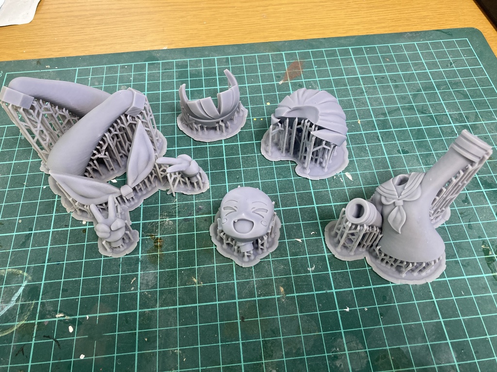 【無料配布】ミニニパ子 3Dプリント用モデルデータ