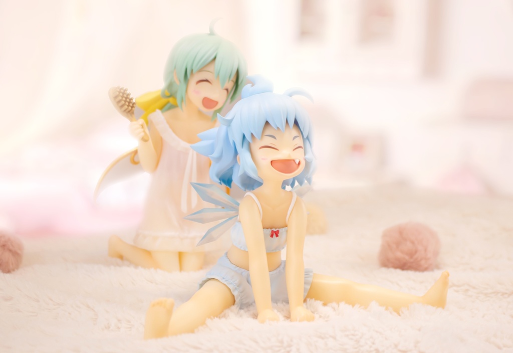 チルノ&大妖精 なかよしお泊まり会【未塗装ガレージキット】