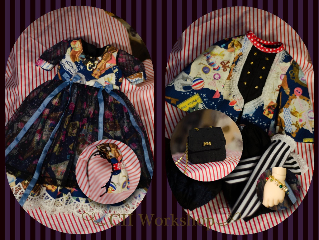 「少女のティータイム」 お洋服7点セット for SD/DD用