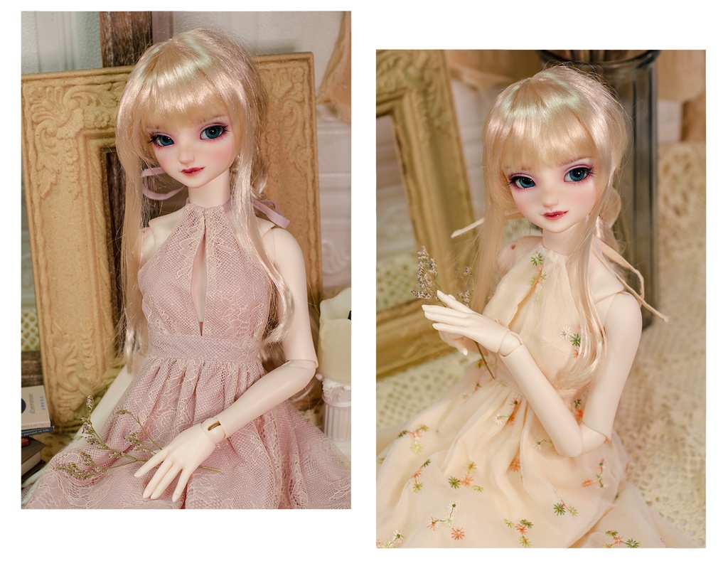 ノースリーブレースマキシワンピースfor SDGr/DD☆全5色☆