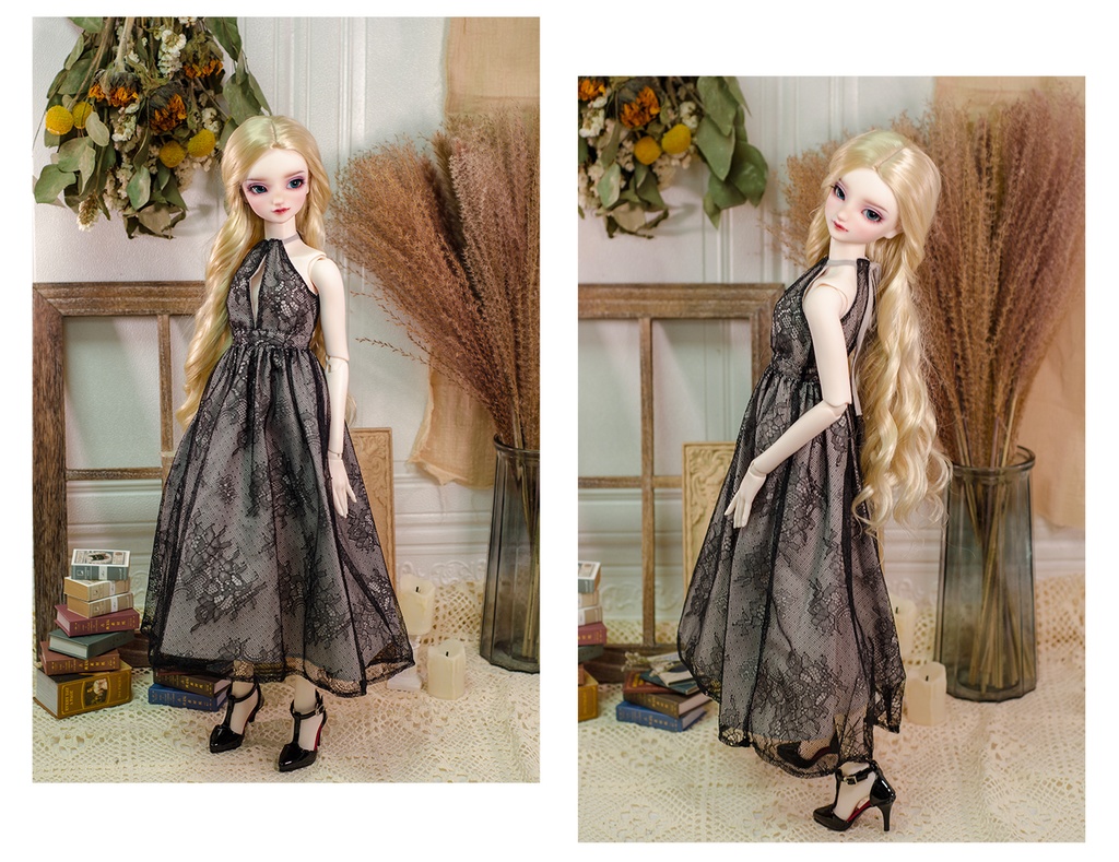 ノースリーブレースマキシワンピースfor SDGr/DD☆全5色☆