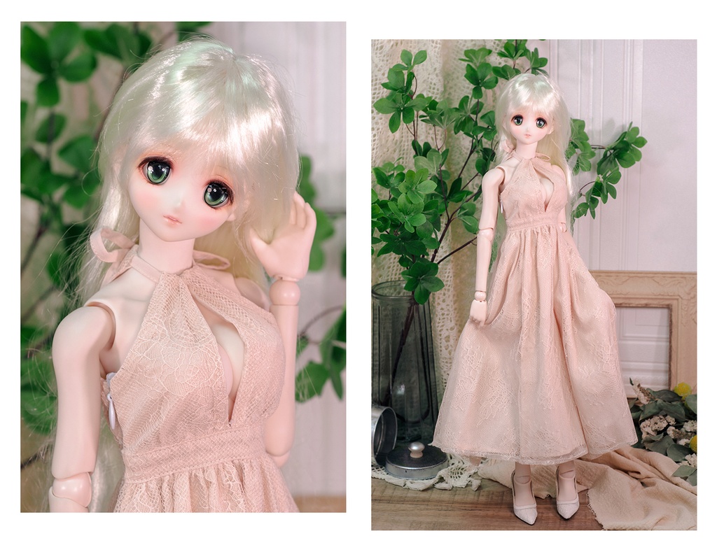 ノースリーブレースマキシワンピースfor SDGr/DD☆全5色☆