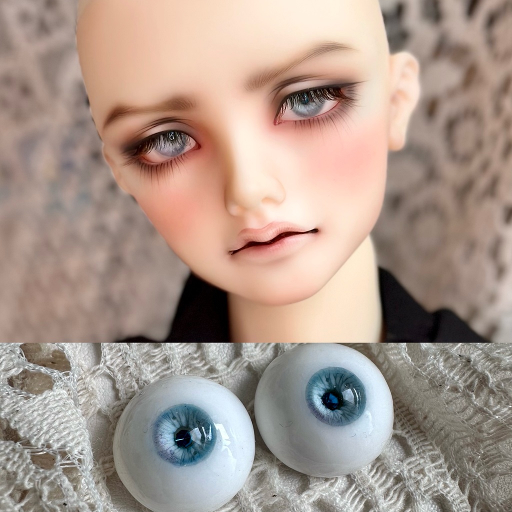 ドールアイ クリスタル付きレジンアイ 14mm/16mm/18mm