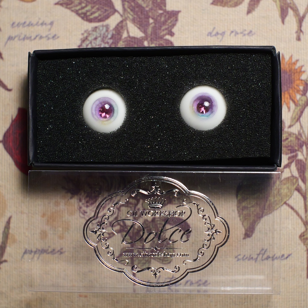 ドールアイ Dolce Sélection レジンアイ(クリスタル付き)14mm / 16mm / 18mm
