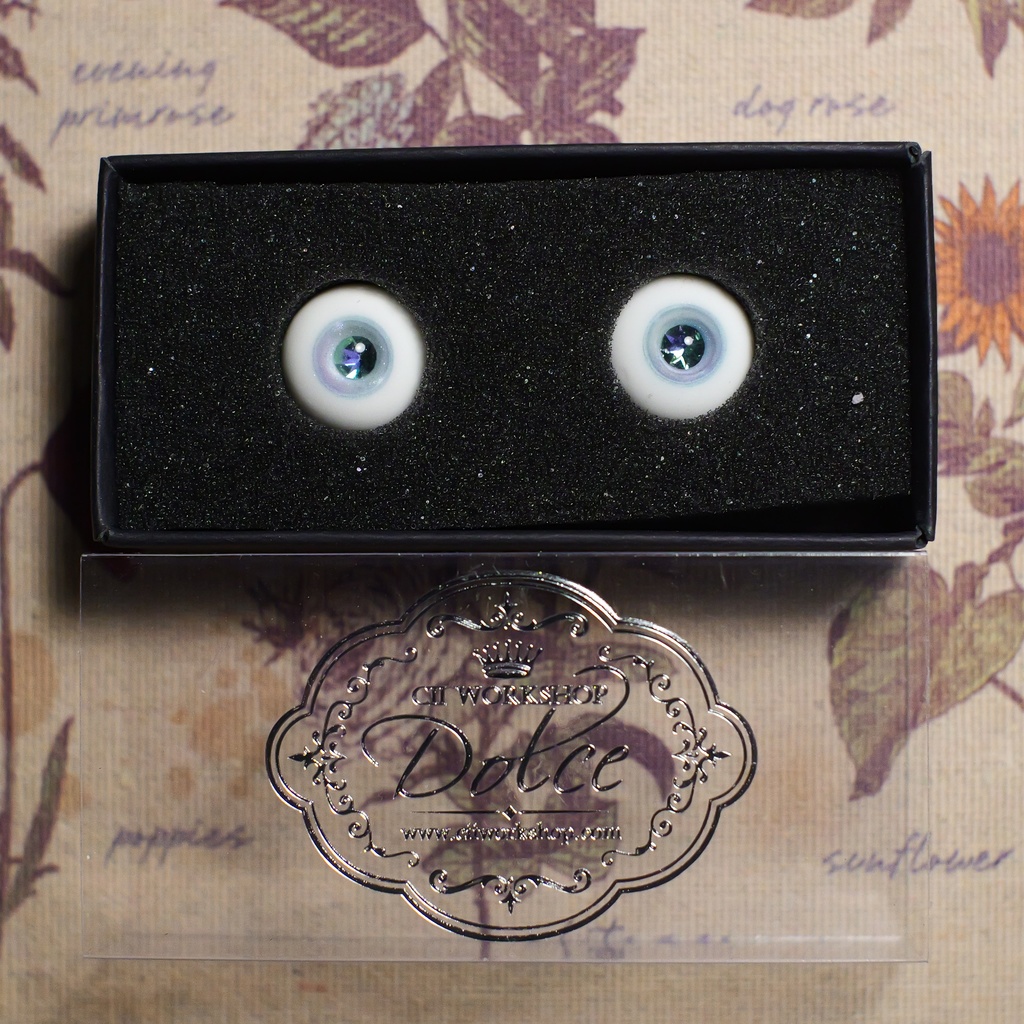 ドールアイ Dolce Sélection レジンアイ(クリスタル付き)14mm / 16mm / 18mm