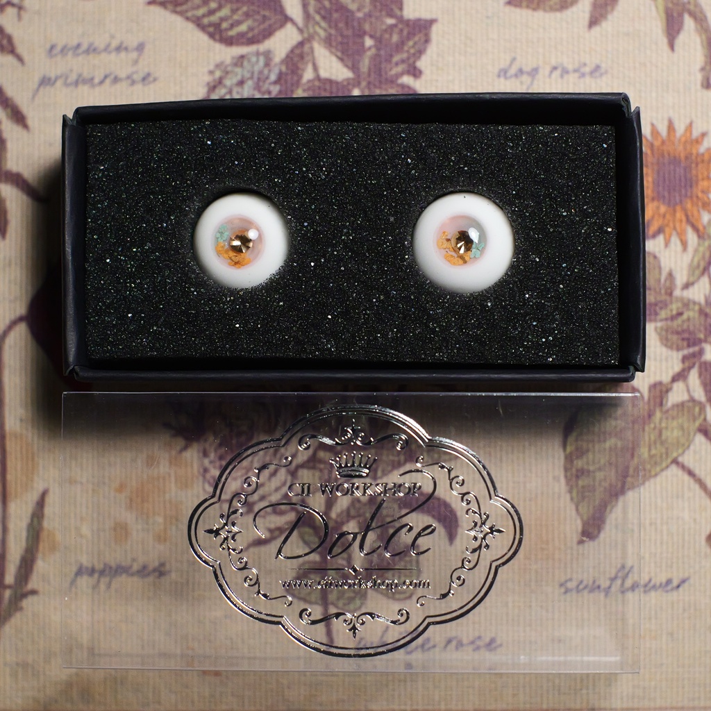 ドールアイ Dolce Sélection レジンアイ(クリスタル付き)14mm / 16mm / 18mm