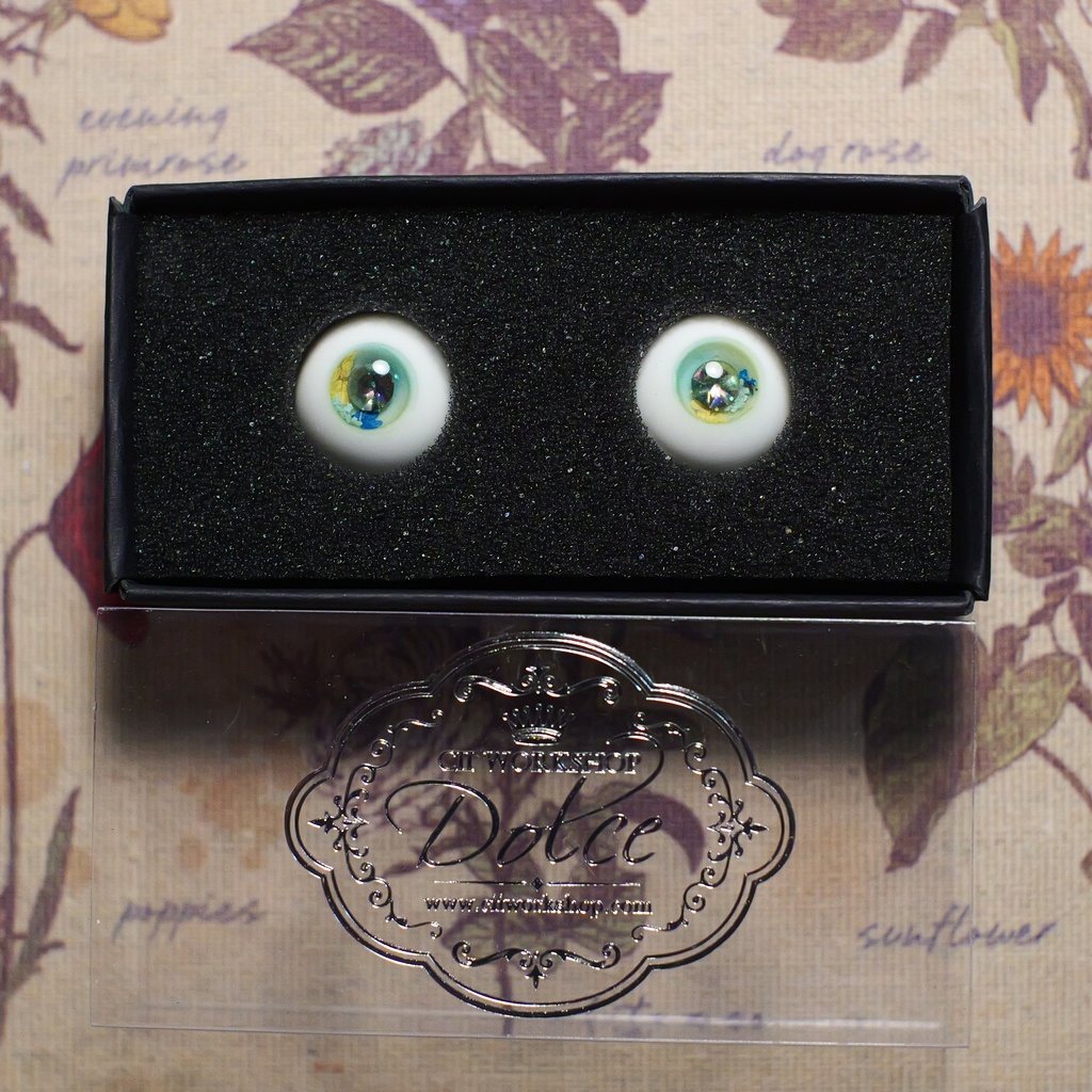 ドールアイ Dolce Sélection レジンアイ(クリスタル付き)14mm / 16mm / 18mm