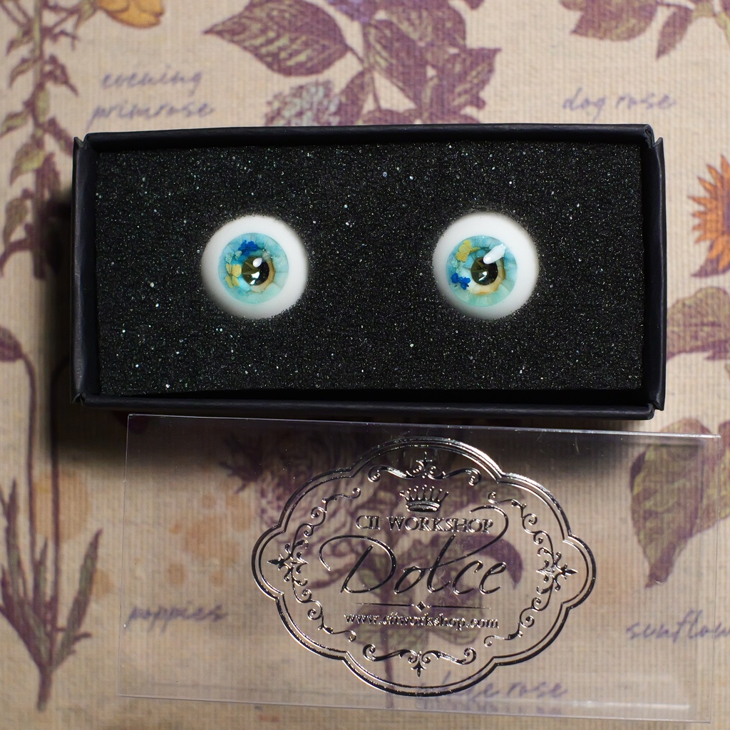 ドールアイ Dolce Sélection レジンアイ(クリスタル付き)14mm / 16mm / 18mm