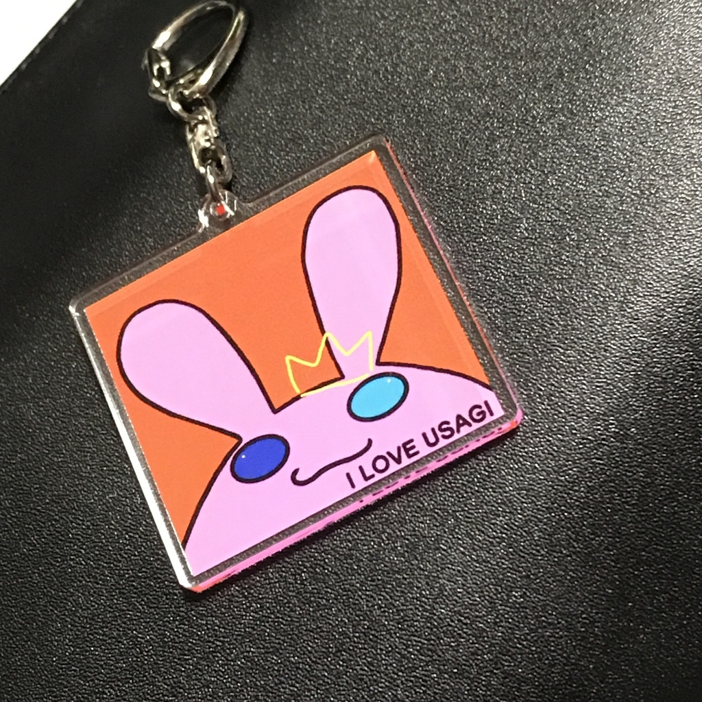 うさぎ アクリルキーホルダー