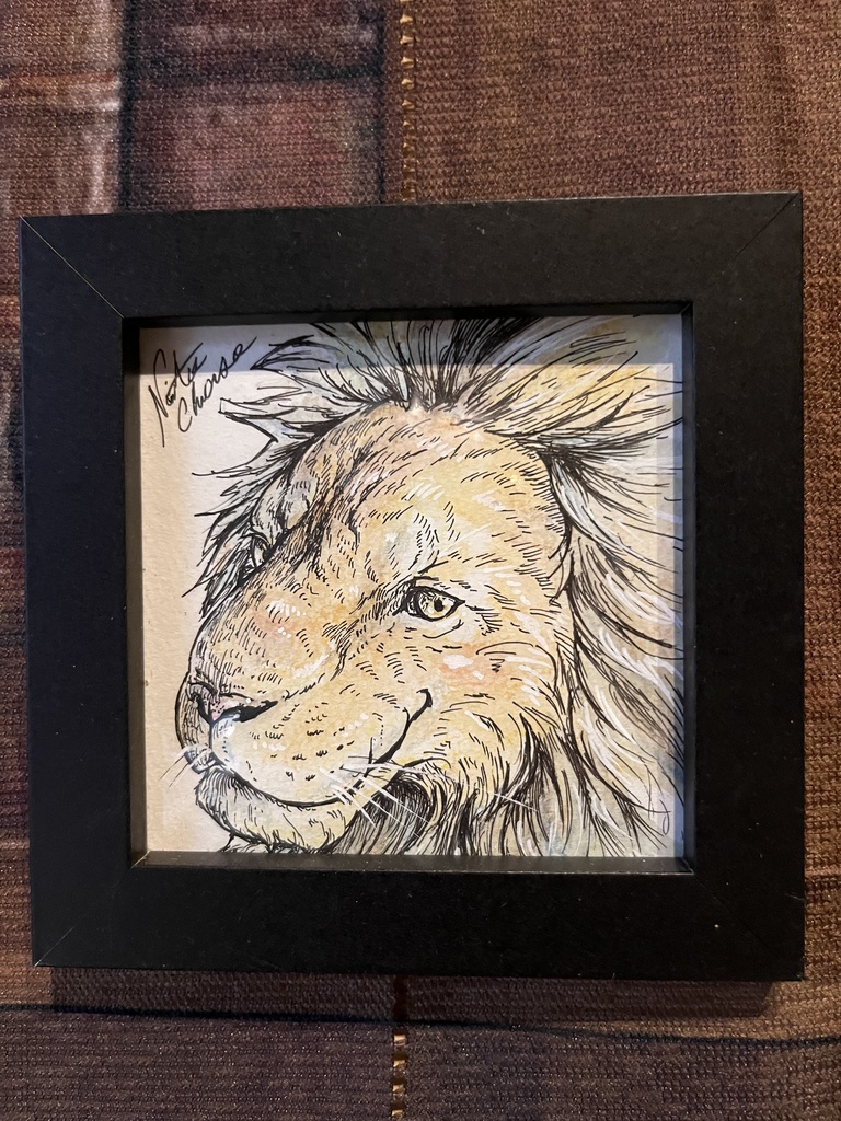 ミニ原画　ライオン