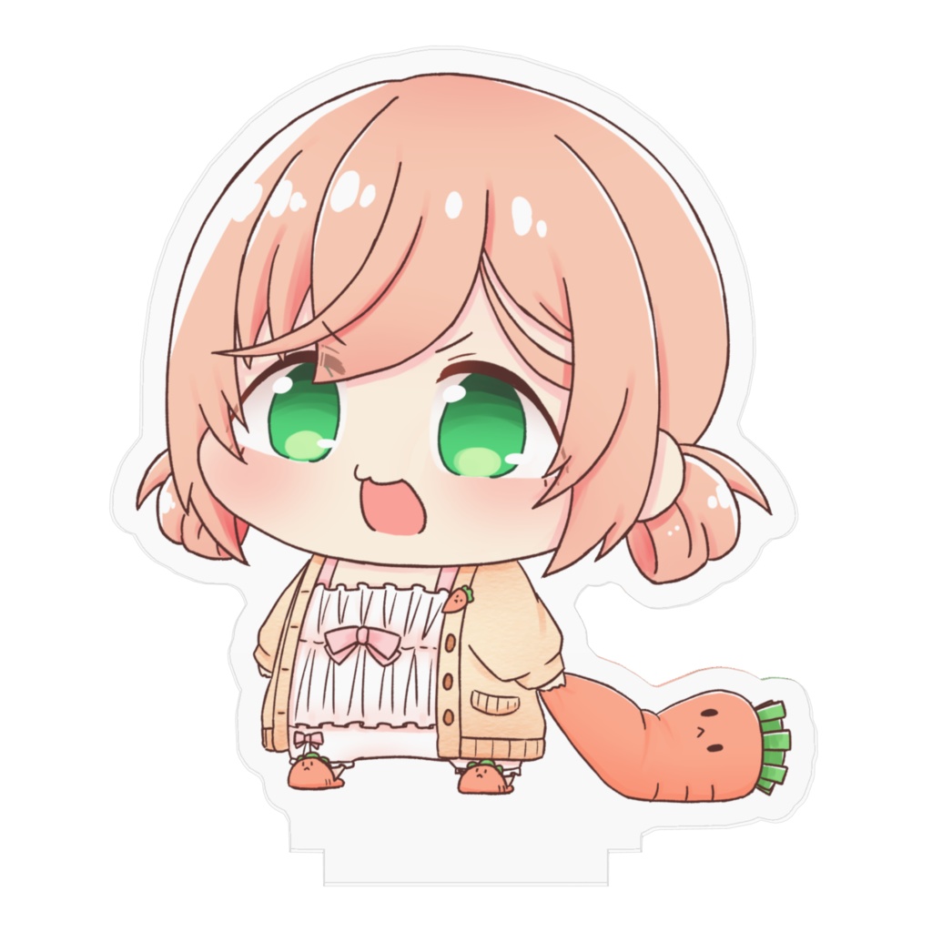 どや顔にんじんアクリルスタンド