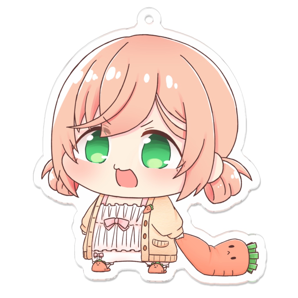 どや顔にんじんアクキー