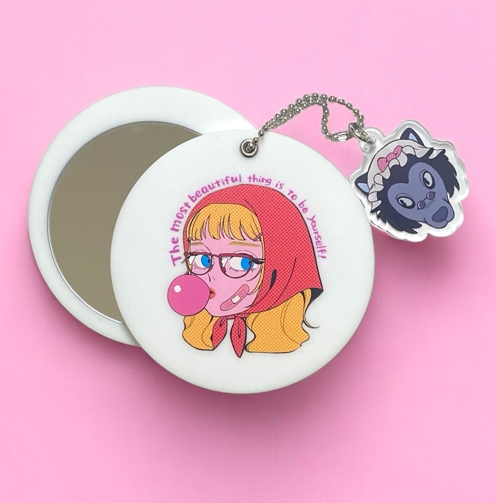 スライドミラー(赤ずきん)