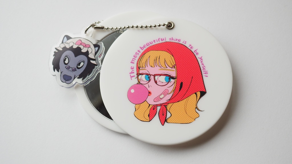 スライドミラー（赤ずきん）