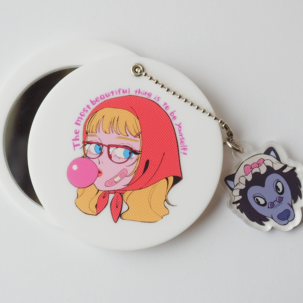 スライドミラー(赤ずきん)