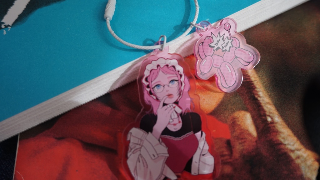 💘 空腹ちゃんキーリング🪽