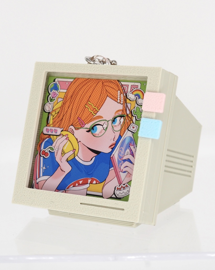 【A】PC風スタンド付ランダムアクキー