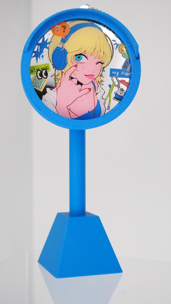 【ポール付き】カーブミラーアクキー