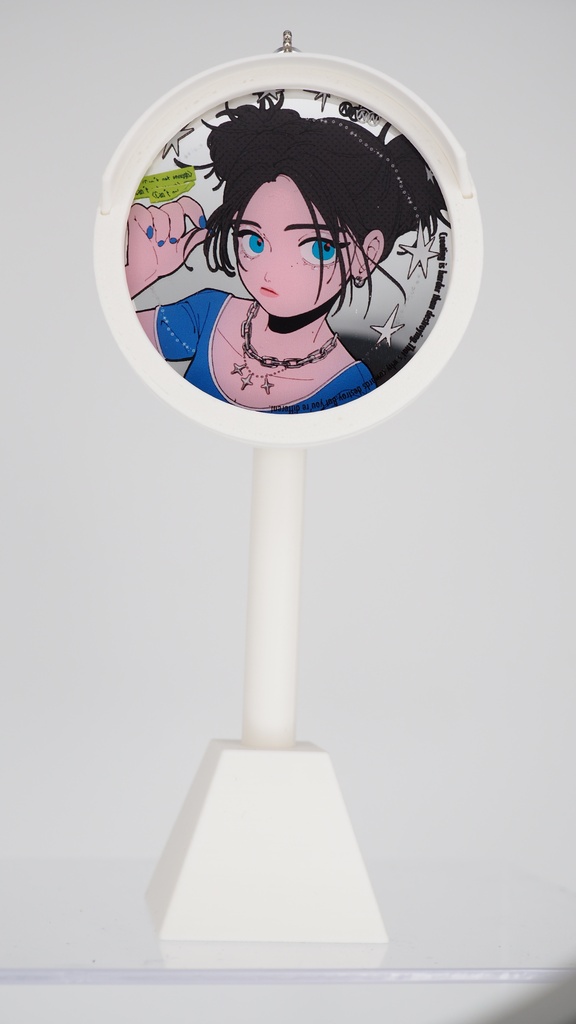 【ポール付き】カーブミラーアクキー